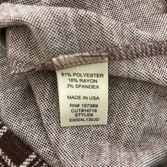 Altar’d State Brown Plaid Mini Dress‎ Size Large - Picture 8 of 8